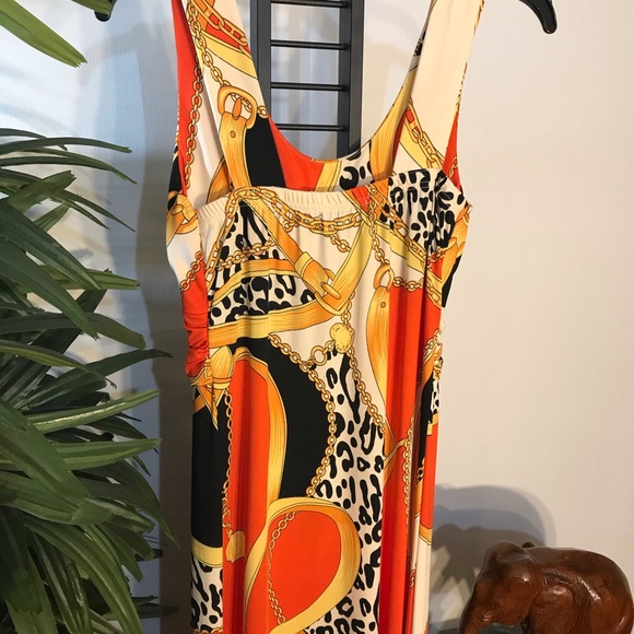 IB Diffusion Orange Multicolored Maxi Dress - Picture 8 of 13